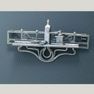 Silver Brooch - Kitchen Shelf