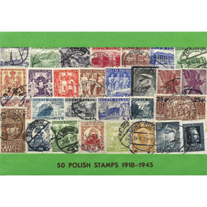Polish Collectible Postmarked Stamp Sets - 50 from 1918-1945
