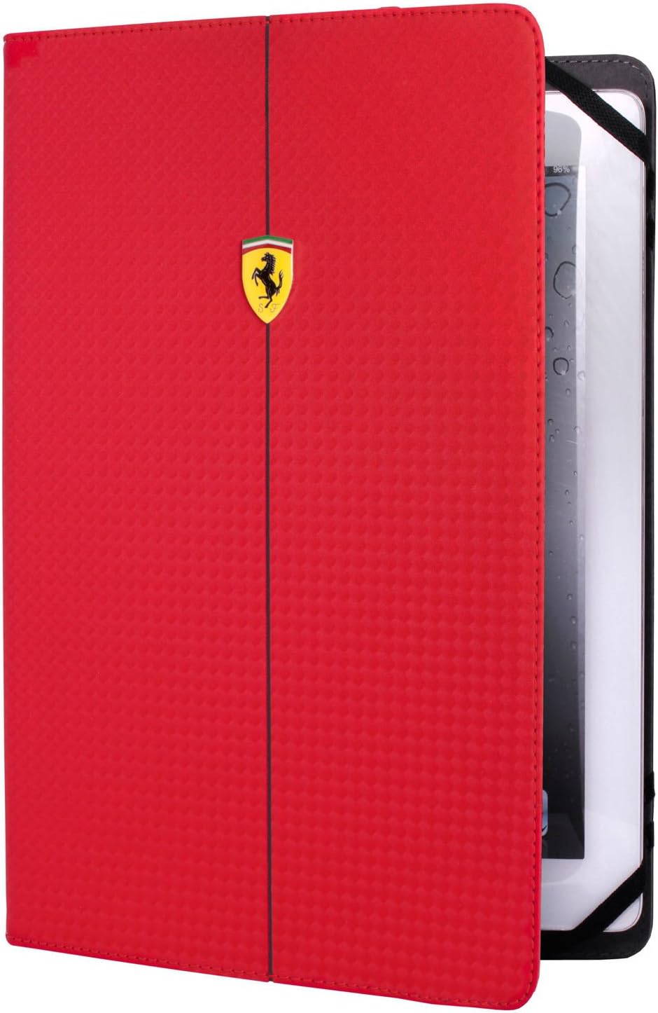 CG Mobile Ferrari Universal Case Red Carbon pro Tablet 9-10 inch