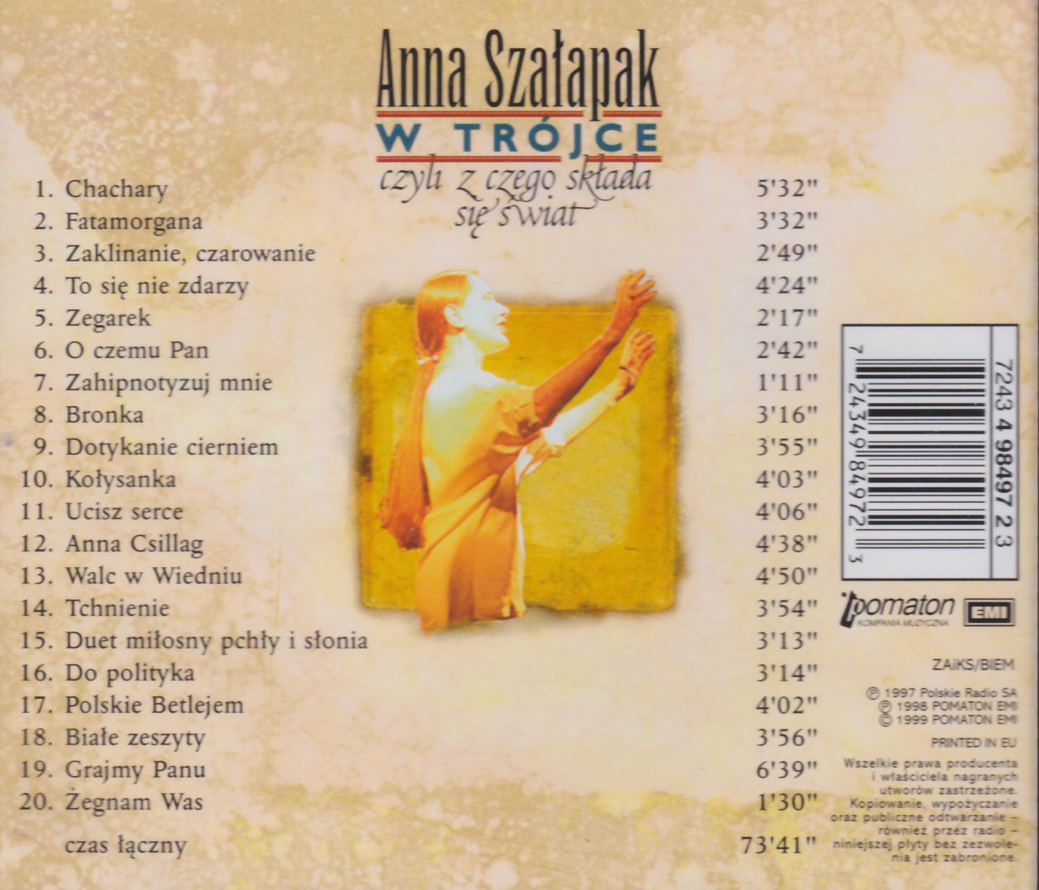 Anna Szalapak - W Trójce Czyli Z Czego Sklada Sie Swiat