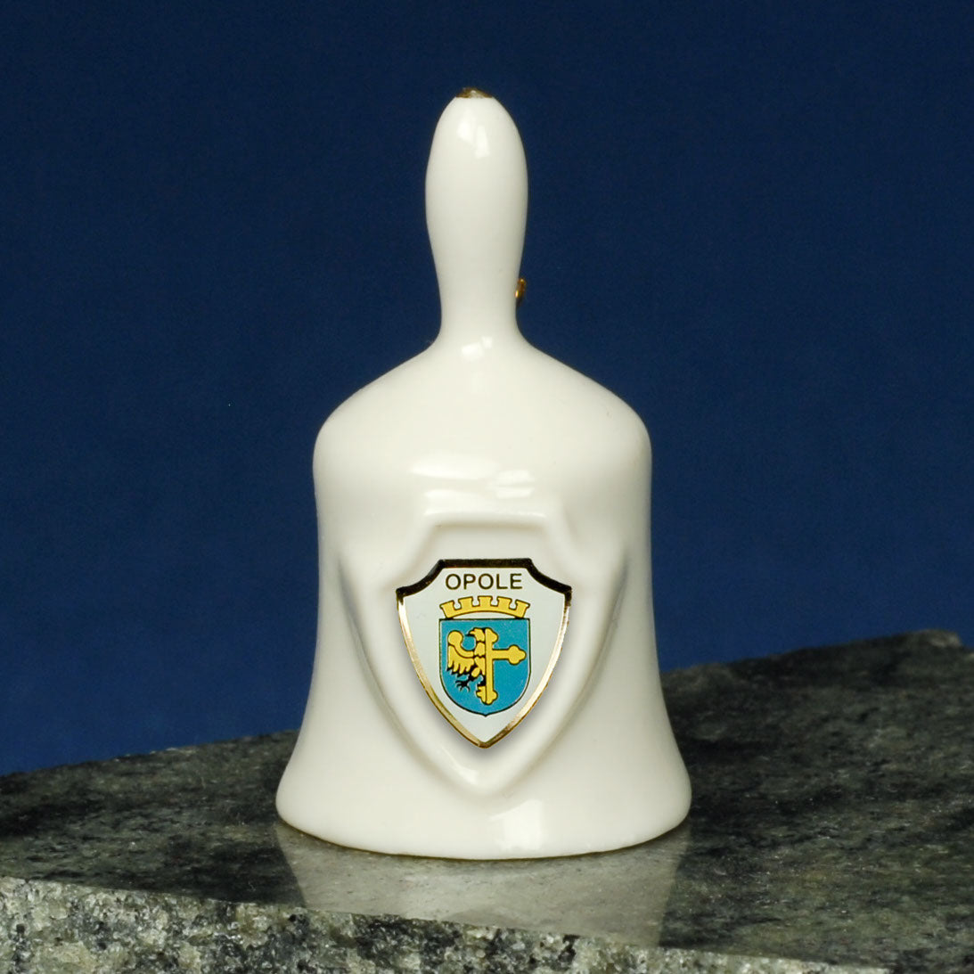 Ceramic Mini Hand Bell - OPOLE Shield
