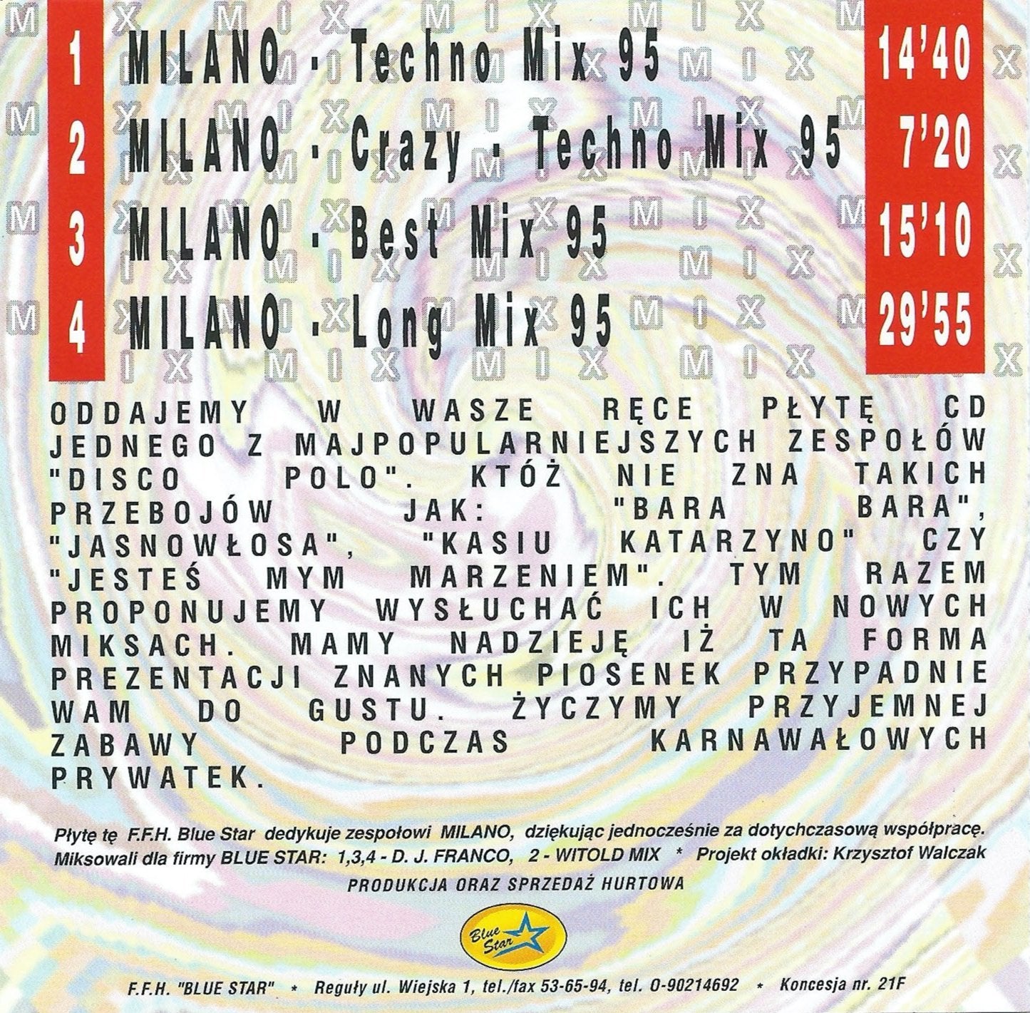 Milano mix 95