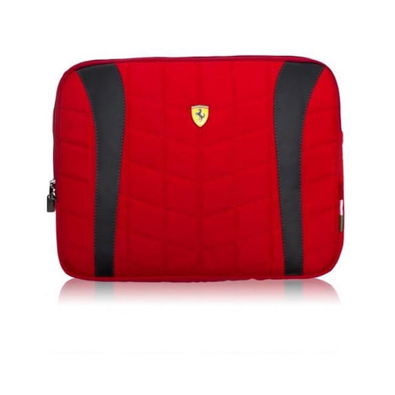 Scuderia Ferrari 11" Laptop Sleeve Red and Black