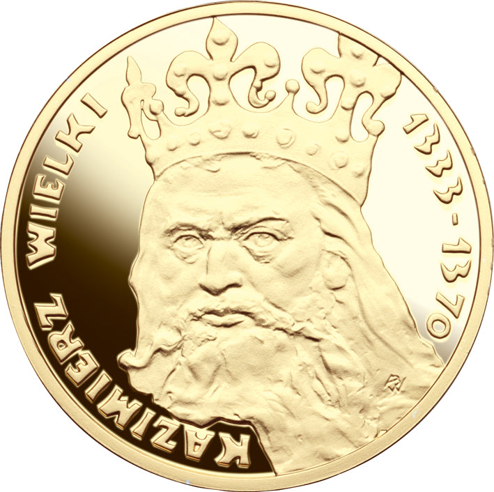 900 Fine Gold Medal - Piast Dynasty, King Wielki