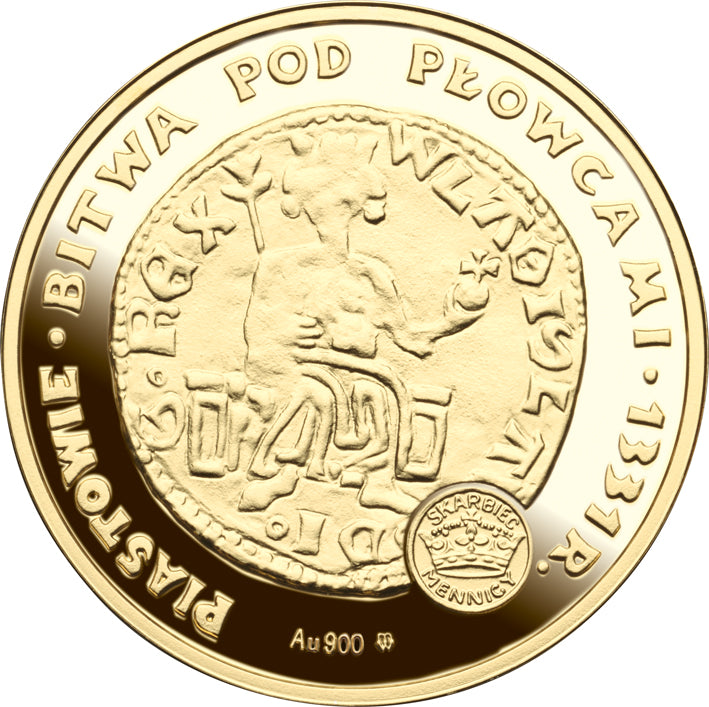 900 Fine Gold Medal - Piast Dynasty, King Wladyslaw Lokietek