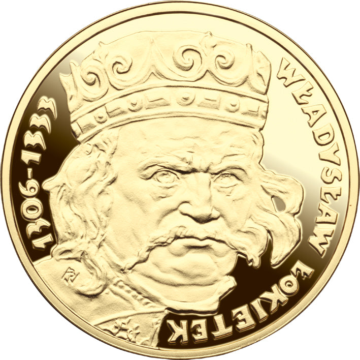 900 Fine Gold Medal - Piast Dynasty, King Wladyslaw Lokietek