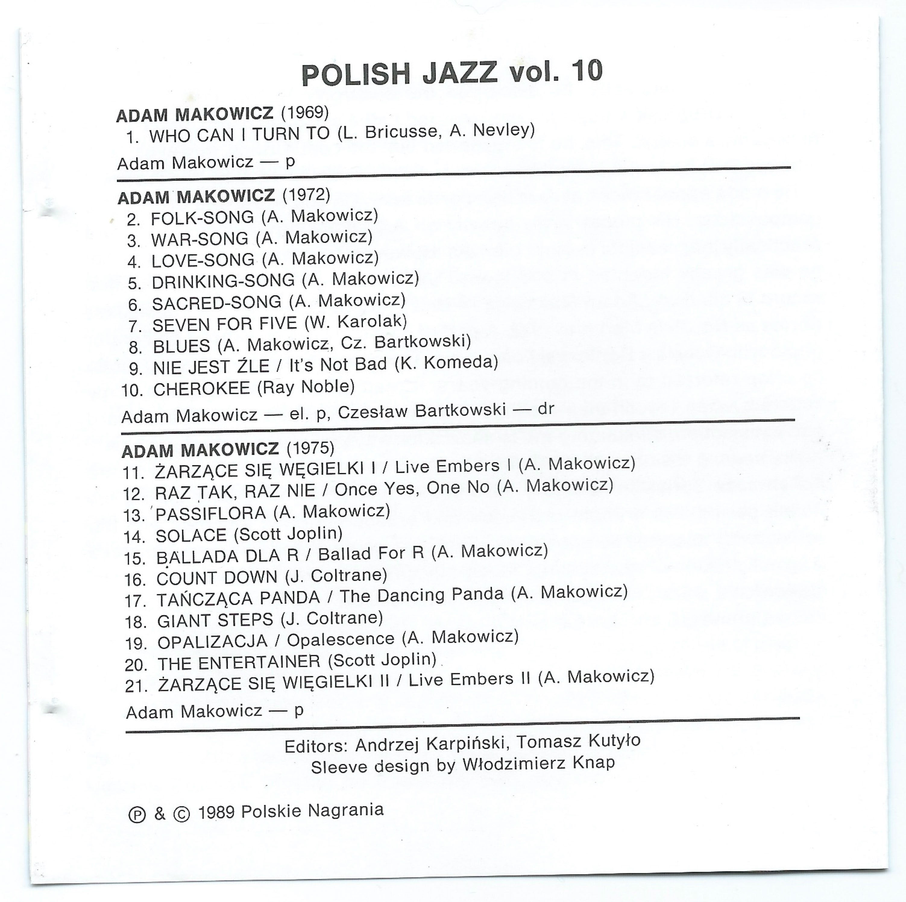 Polish Jazz vol 10