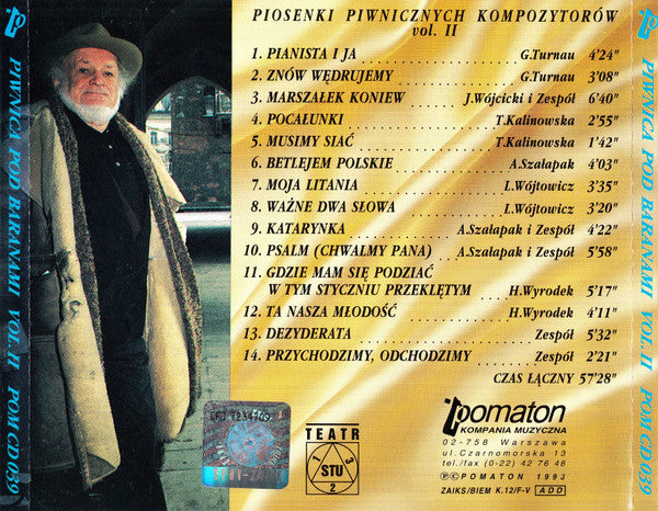 Piwnica Pod Baranami  - Piosenki Piwnicznych Kompozytorów Vol. II