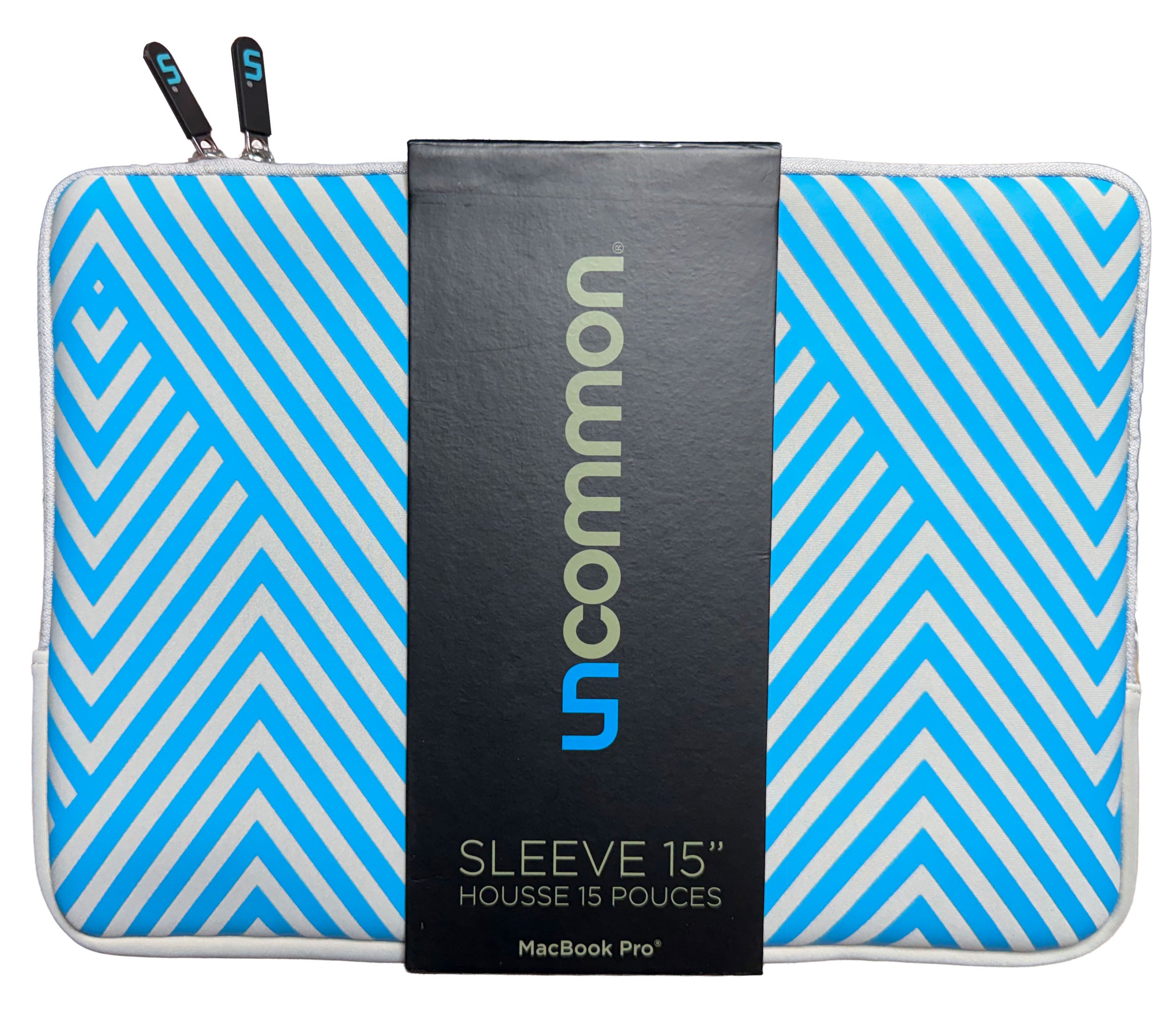 Cool Lines Blue Macbook 15" Neoprene Sleeve