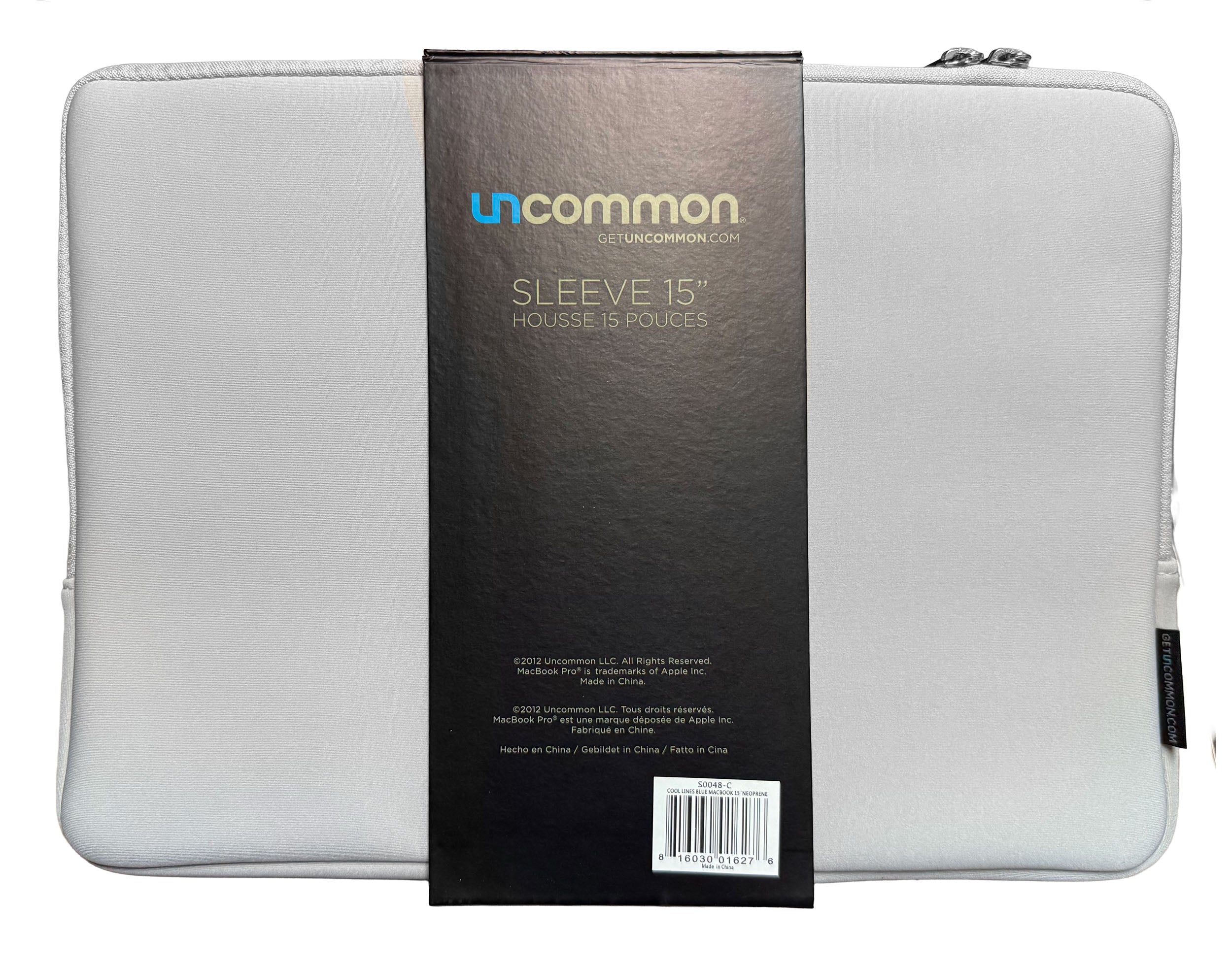 Cool Lines Blue Macbook 15" Neoprene Sleeve