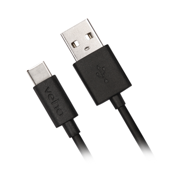 Veho USB-A to USB-C™ Charge and Sync Cable – 0.2m/0.7ft