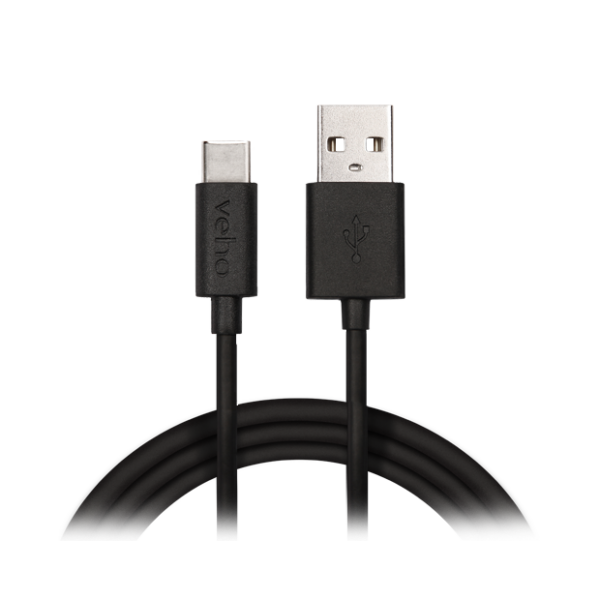 Veho USB-A to USB-C™ Charge and Sync Cable – 1m/3.3ft