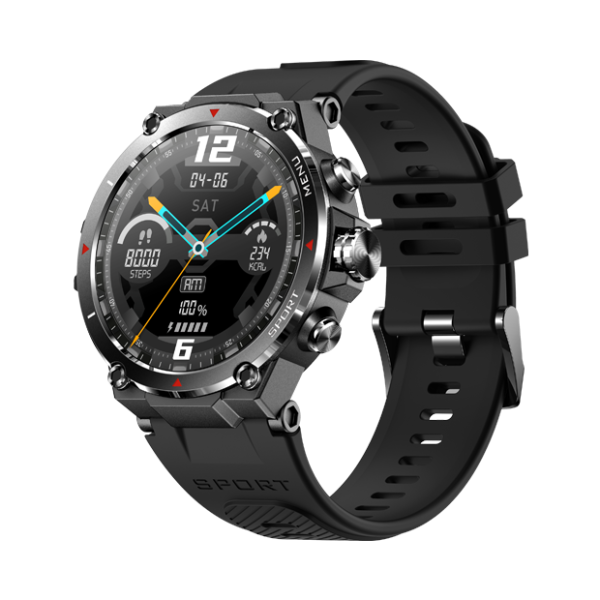Kuzo Sports Smart Watch - F 1 S Black