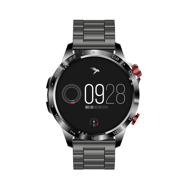 Kuzo Pro Sports Smart Watch with GPS – Black