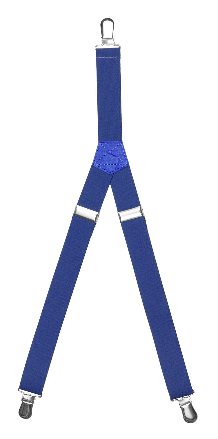 Solid Kid's Clip Suspenders - Midnight Blue