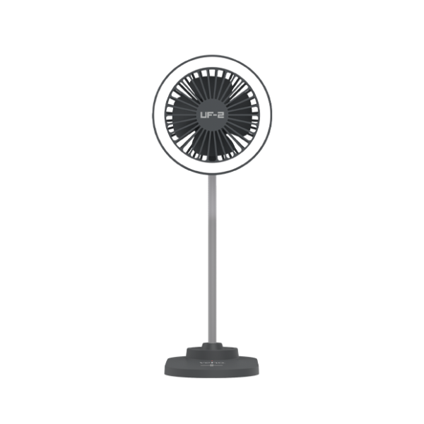 Veho UF-2 3-in-1 USB Desktop USB Fan, Smartphone Charger & LED Lamp