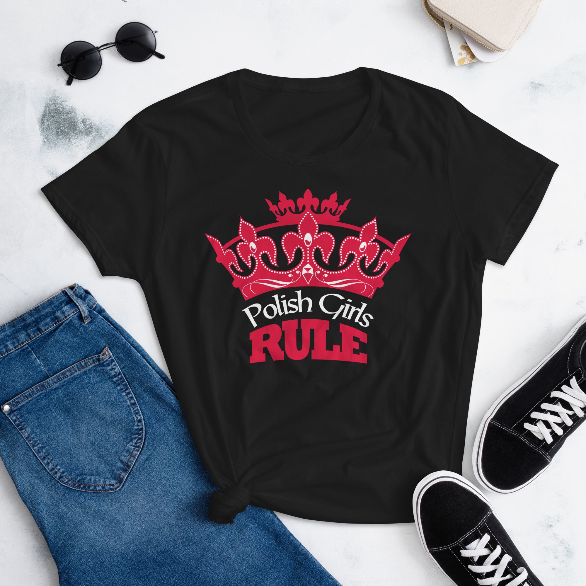 Limited Edition Polish Girls Rule Women's short sleeve t-shirt