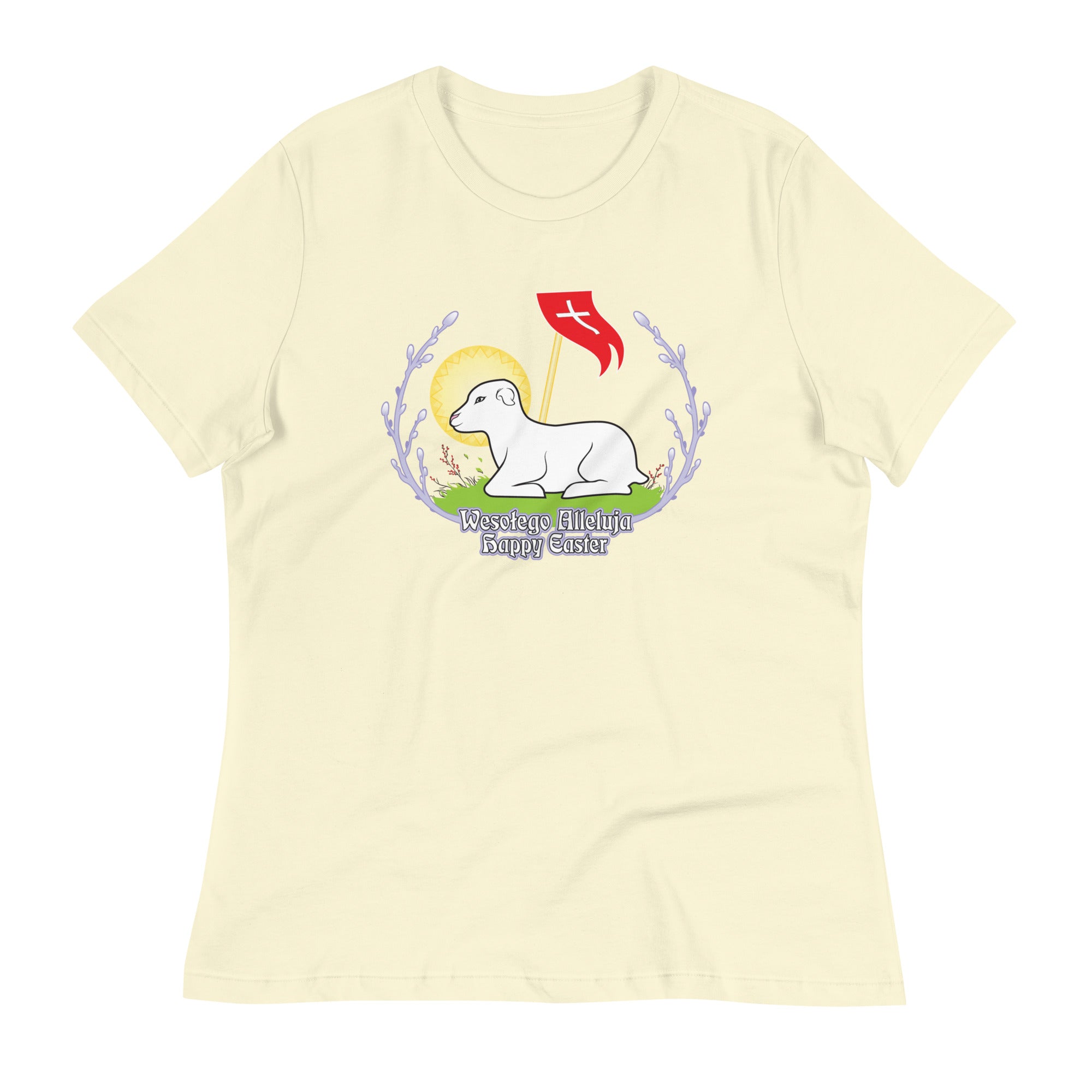 Wesolego Alleluja Lamb Women's Relaxed T-Shirt