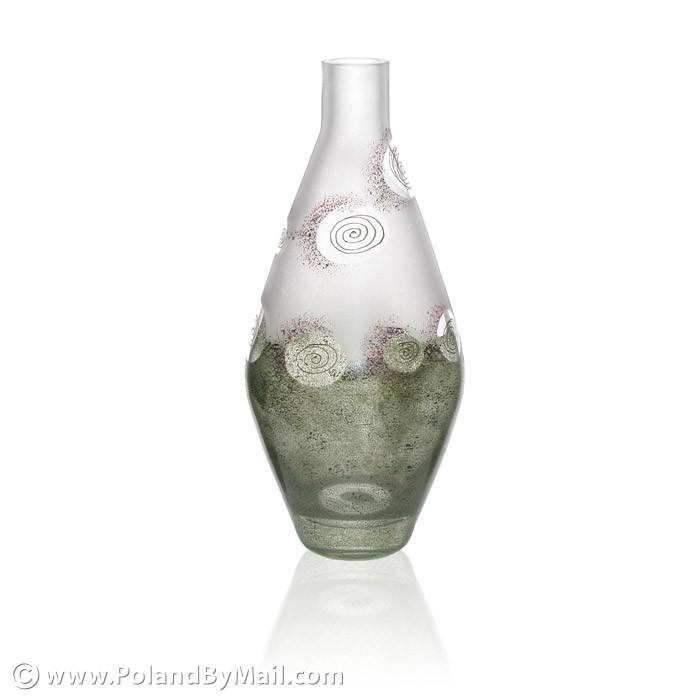 Glass Vase - Impressionism Series, 12 inches Tall