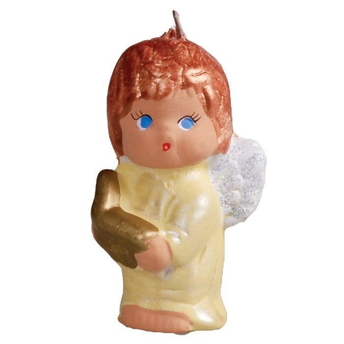 Gypsum Figure - Angel Caroler Ornament