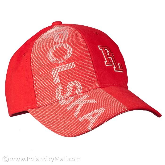 Red Baseball Cap - POLSKA, PL