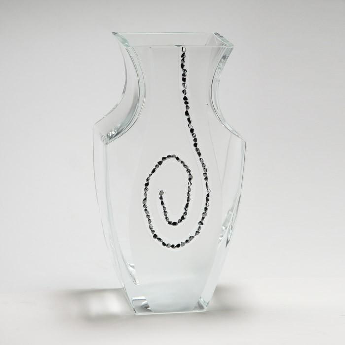 Glass Vase - Oxide Precious Stone Series, 11 inches Tall