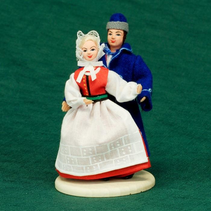Folk Doll - Wielkopolska, Couple 5.2 inches