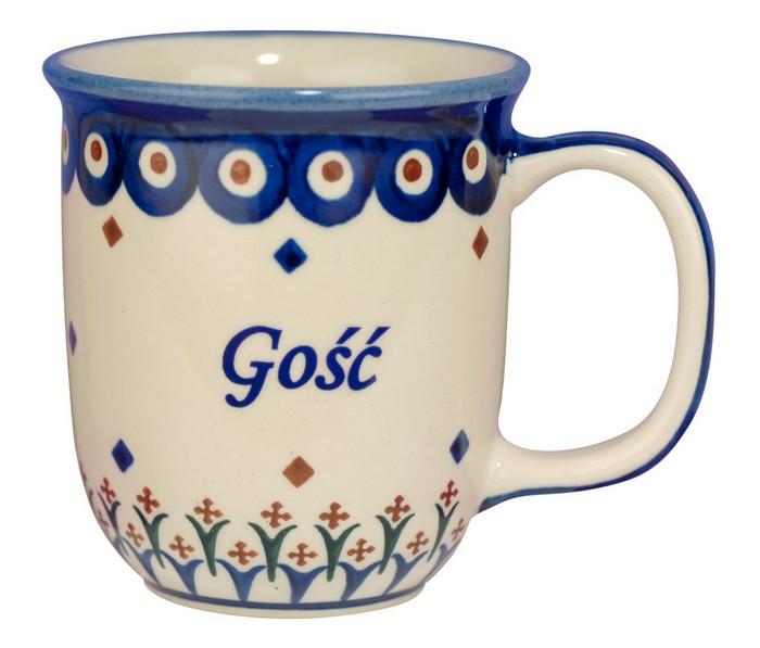 New Polish Pottery 12oz Mug - GOSC, GUEST