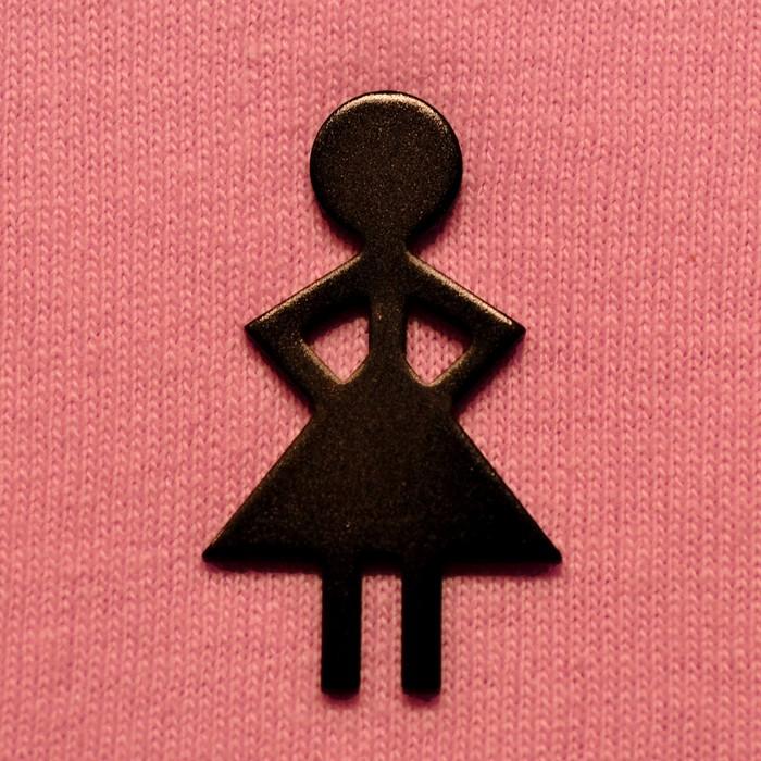 Lapel Pin - Stickwoman