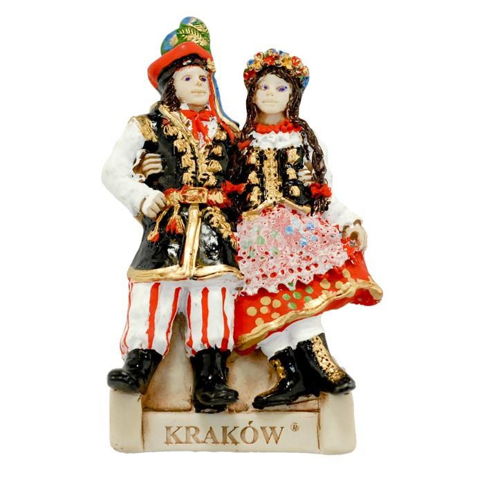 Handcrafted Marble Magnet - Cracovian Couple