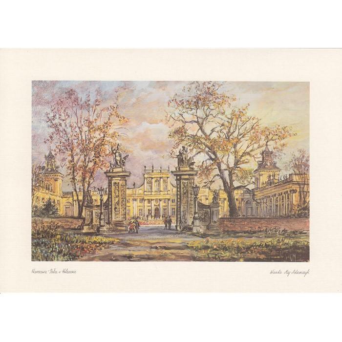 Adamczyks Greeting Card - Warsaws Wilanow Palace