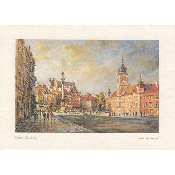 Adamczyks Greeting Card - Warsaws Castle Square