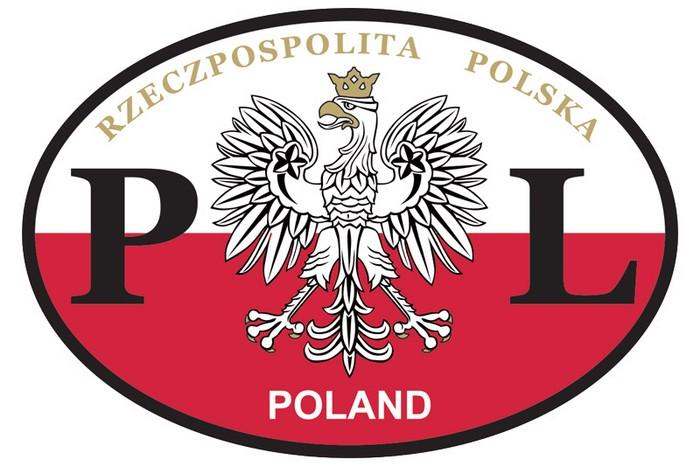 Poland - White Eagle Auto Decal
