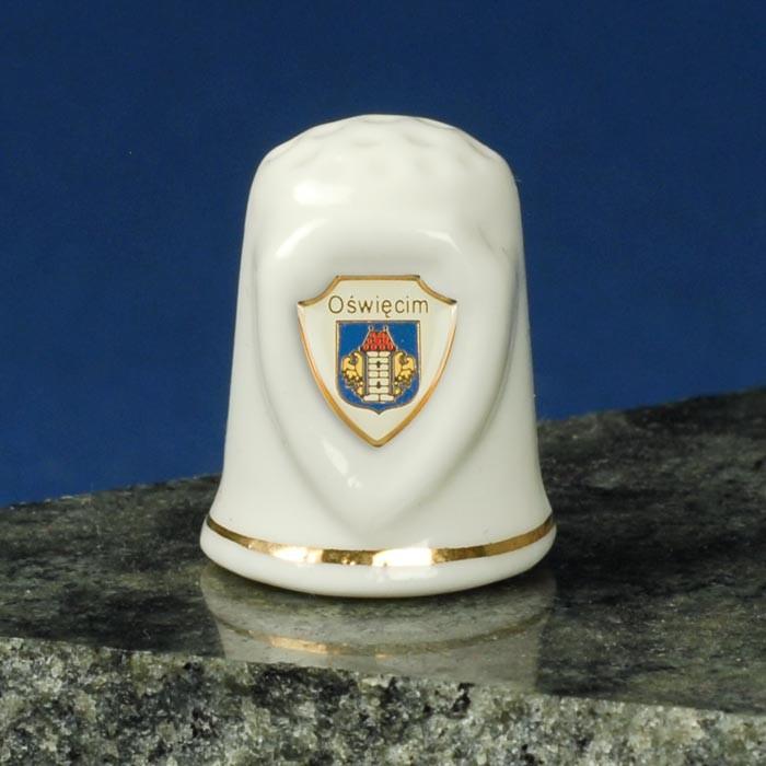Ceramic Mini Hand Bell - OSWIECIM Shield