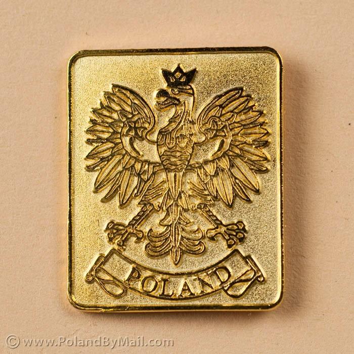 Lapel Pin - Sandblasted Polish Eagle