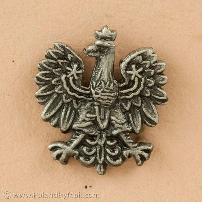 Lapel Pin - Polish Eagle, Small 0.4 inch