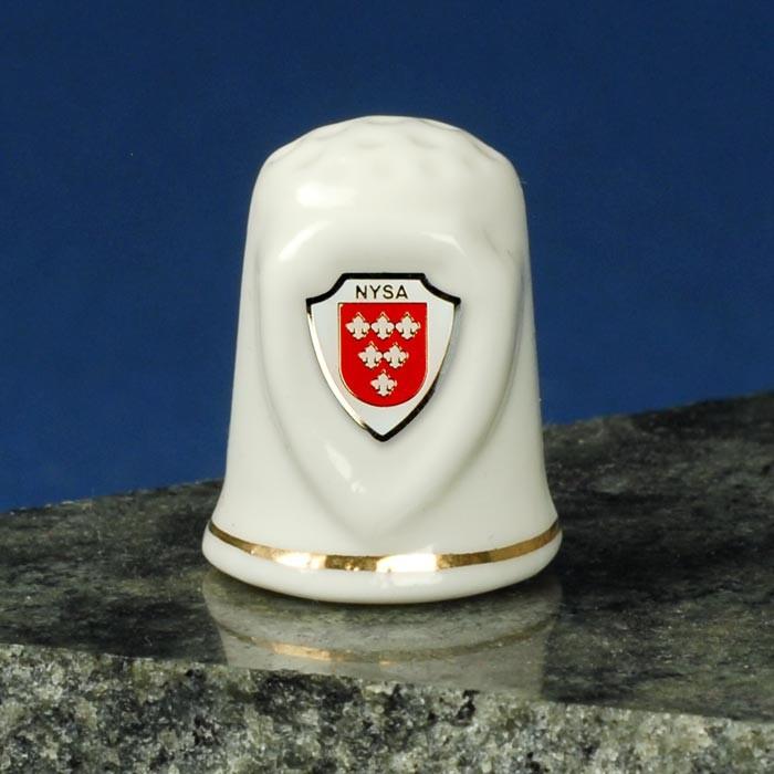 Ceramic Thimble - NYSA Shield