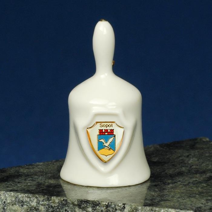 Ceramic Mini Hand Bell - SOPOT Shield