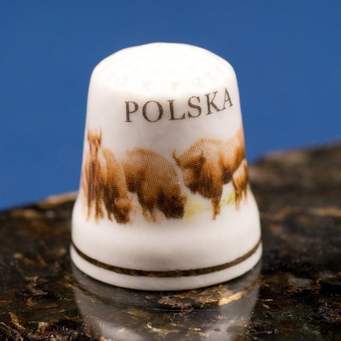 Ceramic Thimble - POLSKA & Buffalo