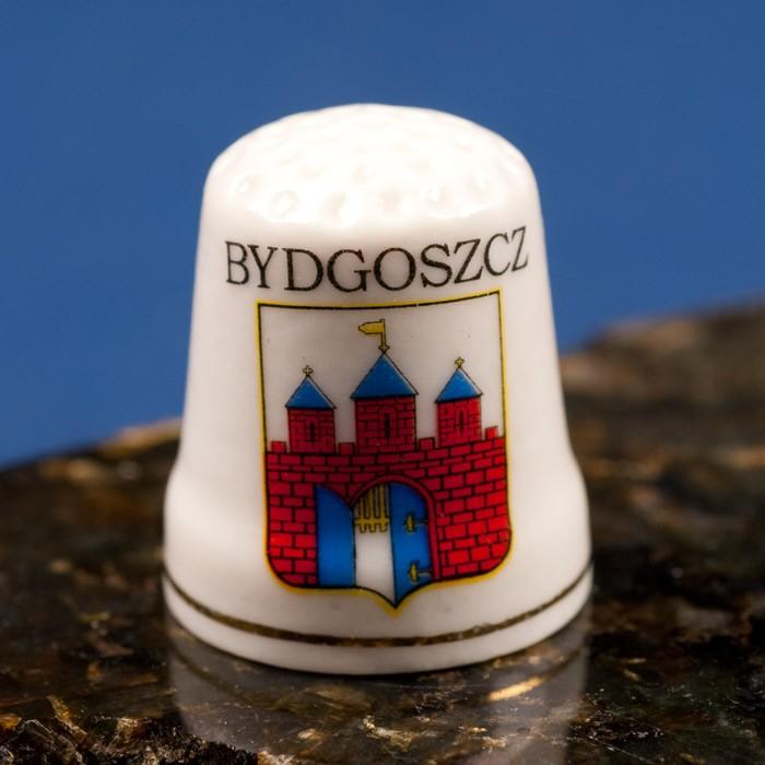 Ceramic Thimble - Bydgoszcz City Crest