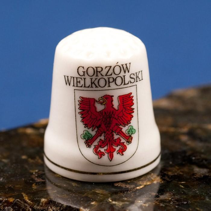 Ceramic Thimble - Gorzow Wlkp City Crest