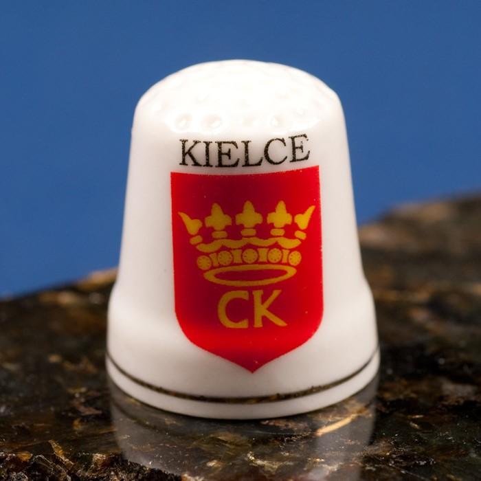 Ceramic Thimble - Kielce City Crest