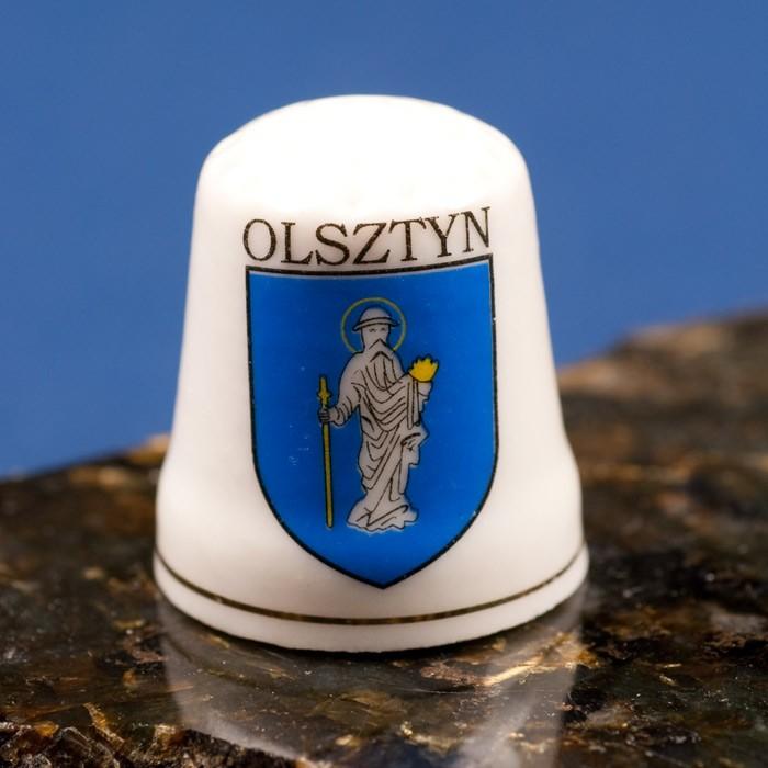 Ceramic Thimble - Olsztyn City Crest