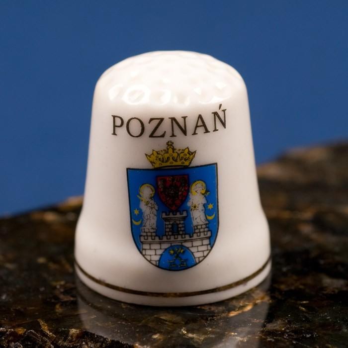 Ceramic Thimble - Poznan City Crest