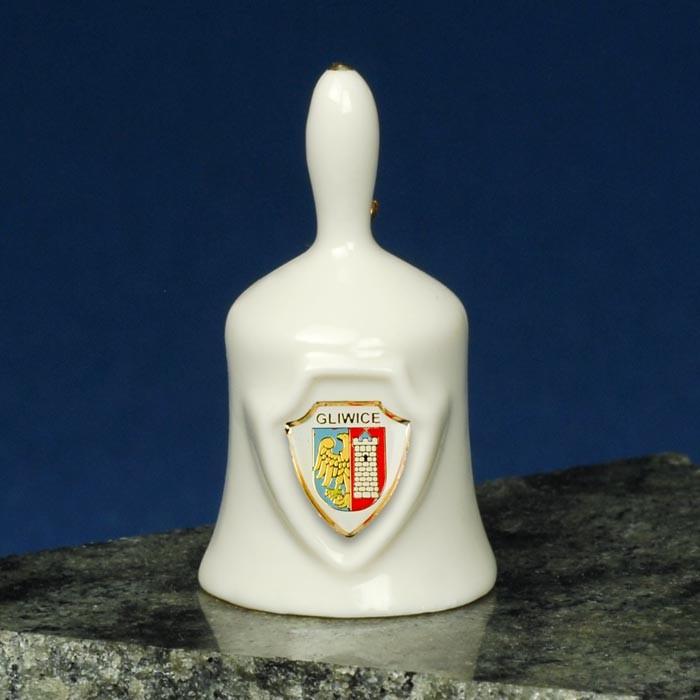 Ceramic Mini Hand Bell - GLIWICE Shield