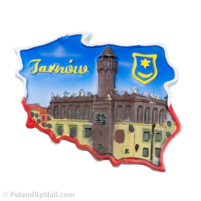 Poland Map Magnet - Tarnow, Town Hall