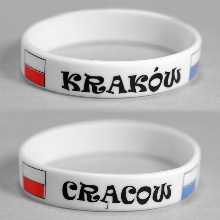 Adult's Rubber Bracelet - Krakow / Cracow