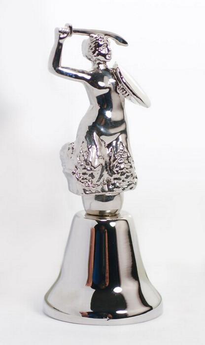 Metal Mini Hand Bell - Warsaw Mermaid