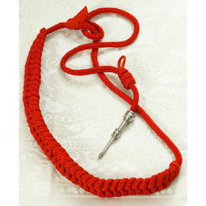 Polish Army Red Shoulder Ceremonial Rope