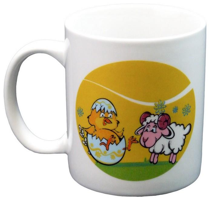 Ceramic Mug - Easter Mug with Lamb & Chick 10oz